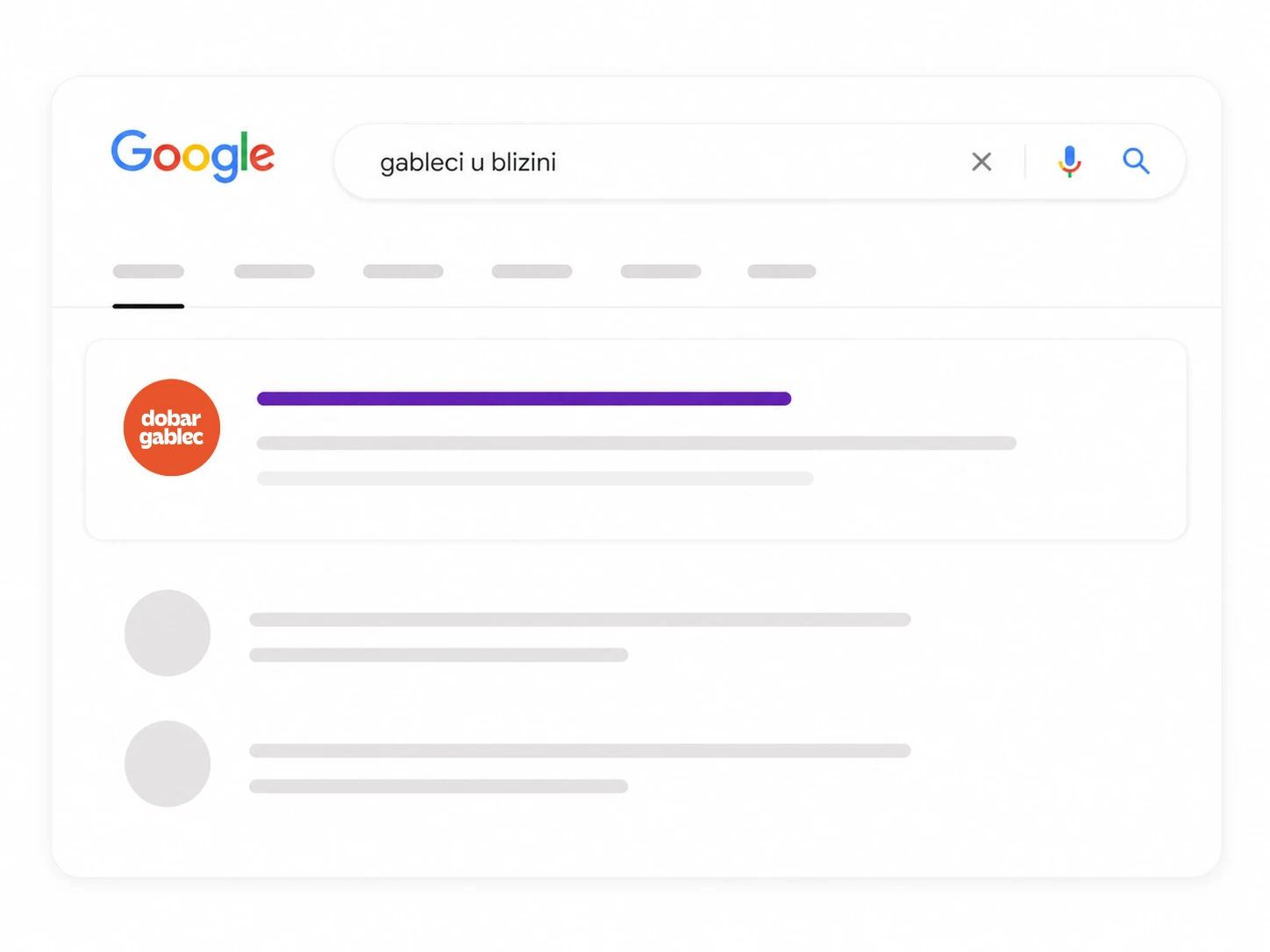 Gableci u blizini